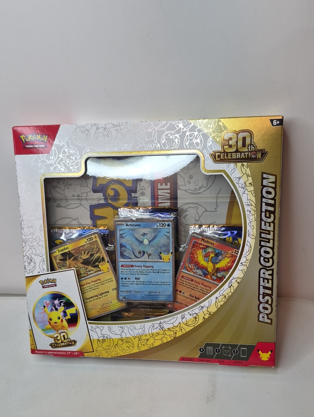 Pokemon 30th Celebration Poster Collection - Gold, Red, Blue